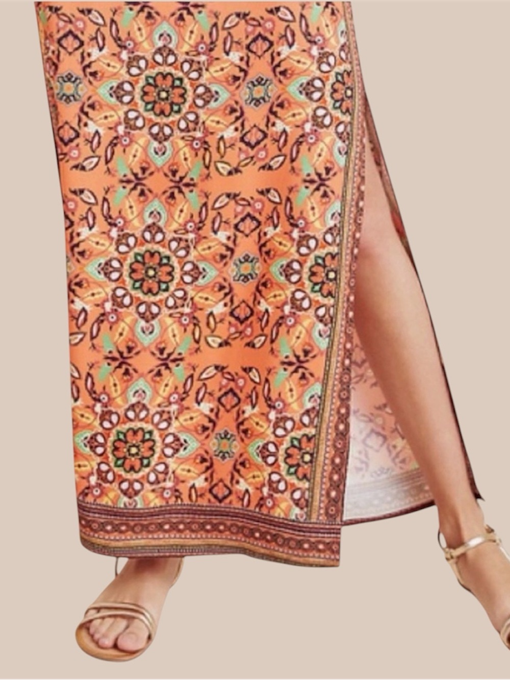 FARM Rio X Anthropologie Clarabelle Maxi Dress Size Medium - Picture 3 of 8